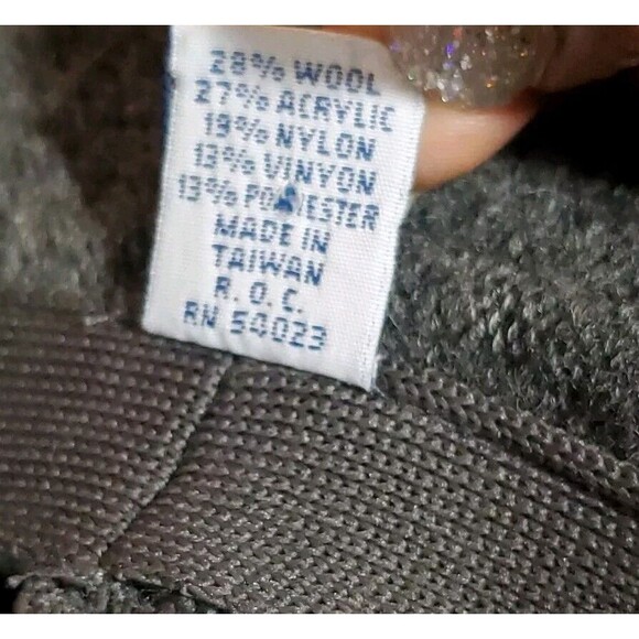 Old Navy M/L Unisex Wool Blend Gray Knit Cloche Bucket Hat - Picture 8 of 9